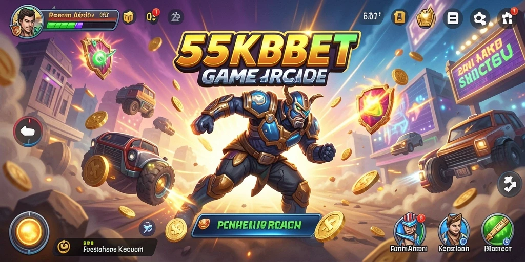 Tampilan gameplay menarik dari 55KBET yang menghibur.