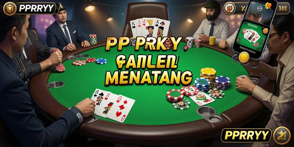 Screenshot gameplay PPRRYY menampilkan aksi seru permainan Poker.