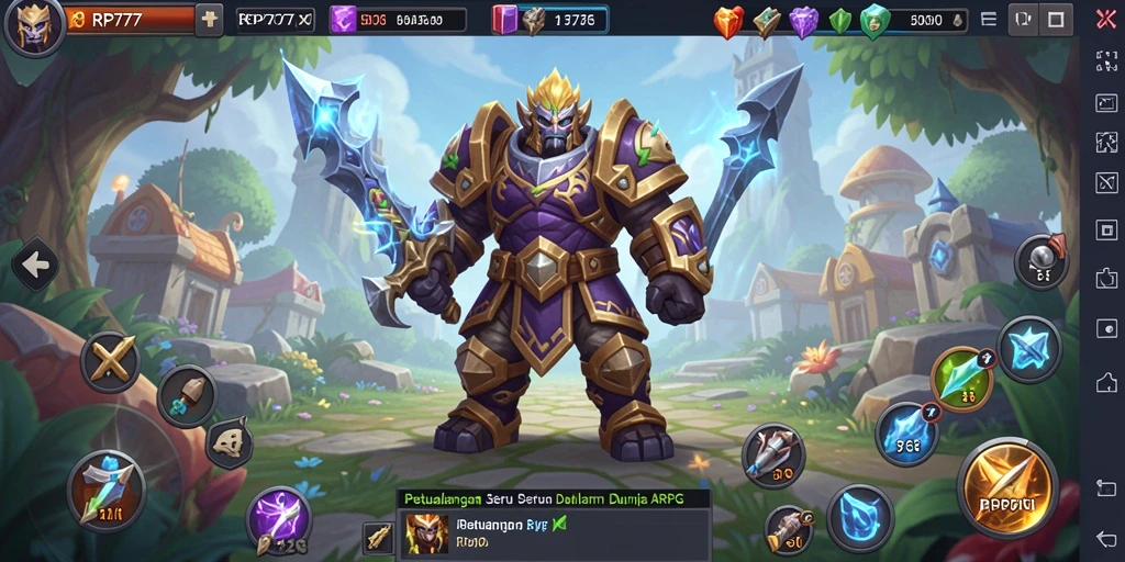 Tampilan gameplay ARPG yang menegangkan dan mengasyikkan.