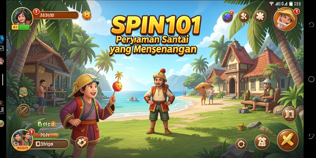 Tampilan menarik dari gameplay SPIN101 yang menyenangkan.